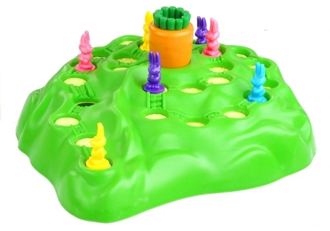 Zábavná rodinná hra Zajace Funny Bunny závod o mrkvu
