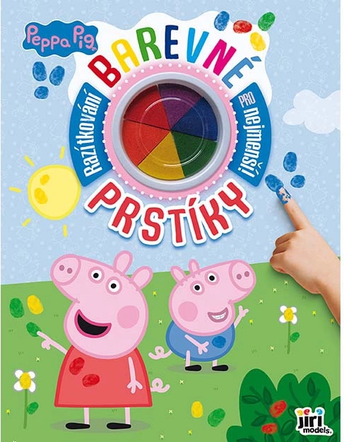 Farebné pršteky Peppa Pig