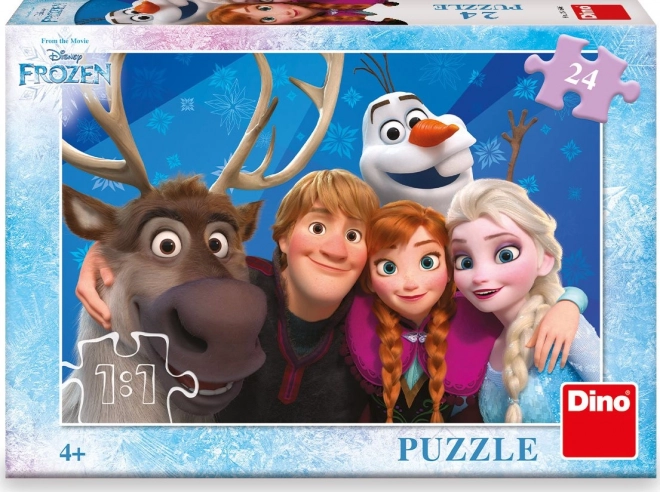 Puzzle Ľadové kráľovstvo: Selfie 24 Dielikov