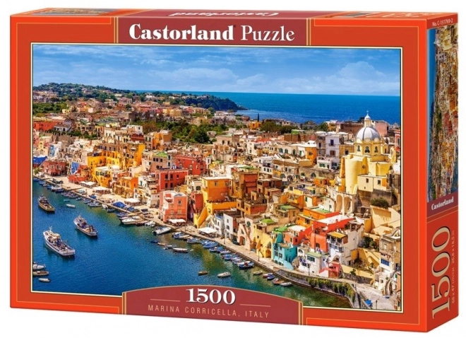 Puzzle Prístav Corricella, Taliansko 1500 dielikov