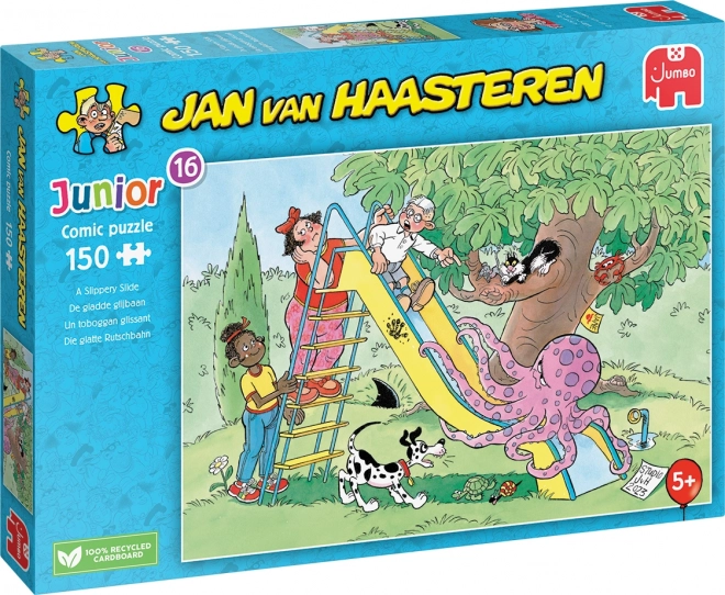 Jumbo puzzle Jan van Haasteren junior: klzká skluzavka