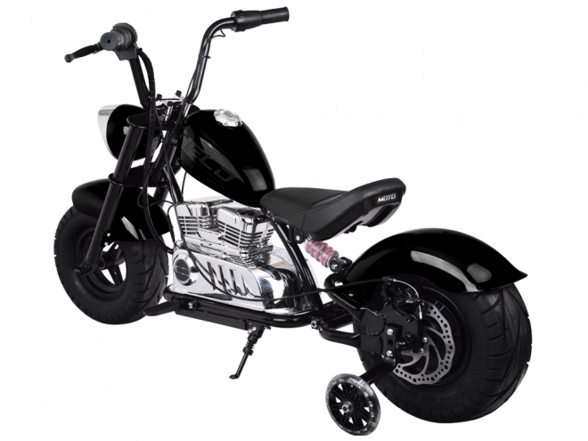 Elektrický motocykel Chopper pre deti – Čierna
