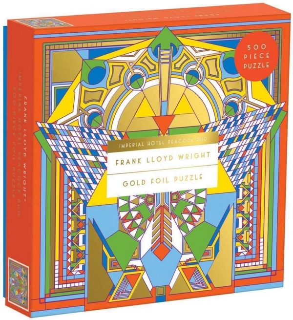 Metalické puzzle Frank Lloyd Wright – Hotel Imperial 500 dielikov