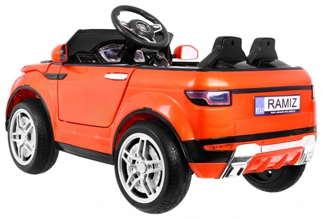 Autíčko Rapid Racer elektrické pre deti Oranžové