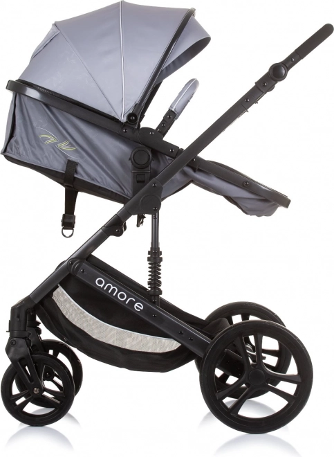 Chipolino kočík kombinovaný Amore 2v1 Ash Grey