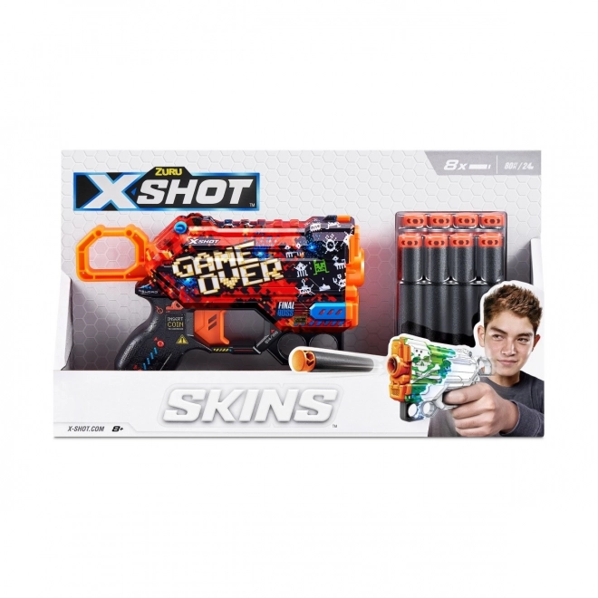 Odpaľovacie zariadenie SKINS MENACE (8 šípov) vzor B