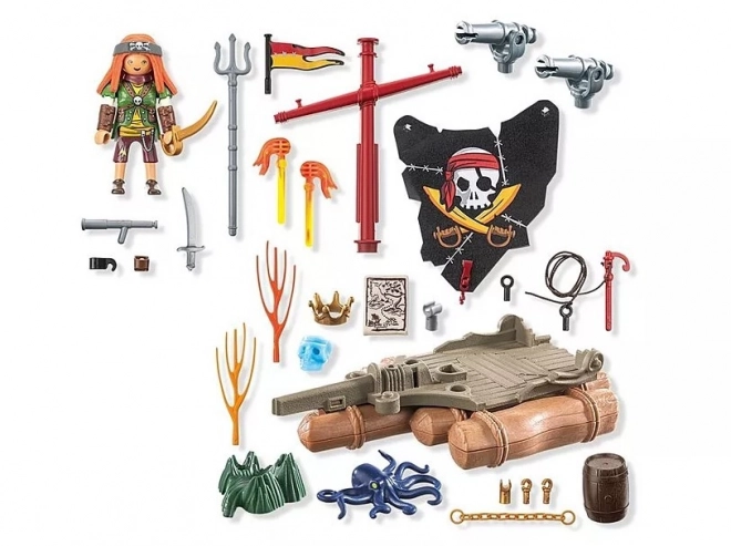 Piratský set so figúrkami - Pirát a poklad