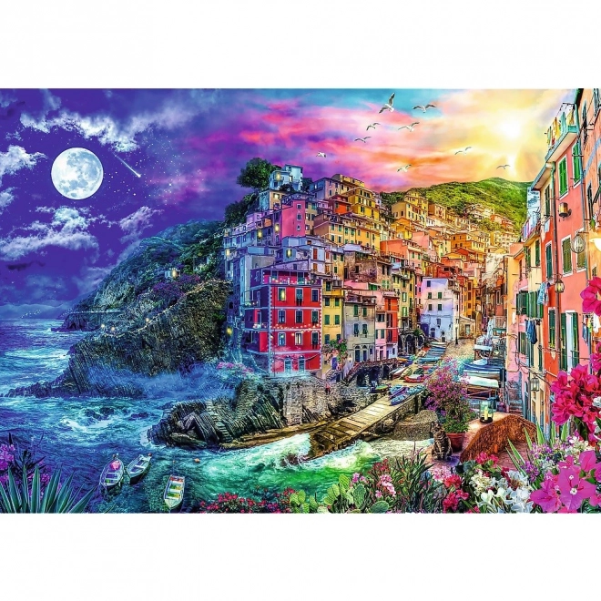 Spirálové puzzle Kouzelný záliv, Cinque Terre 1040 dielikov