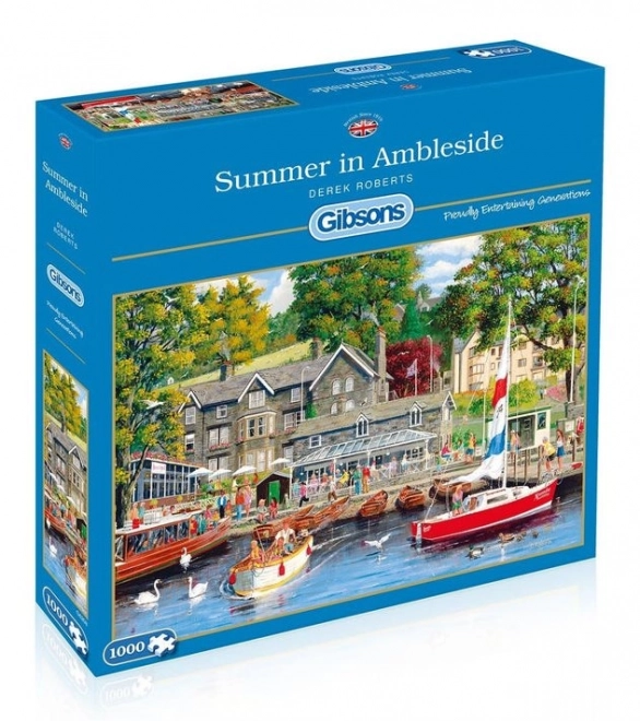 Puzzle Leto v Ambleside 1000 dielikov
