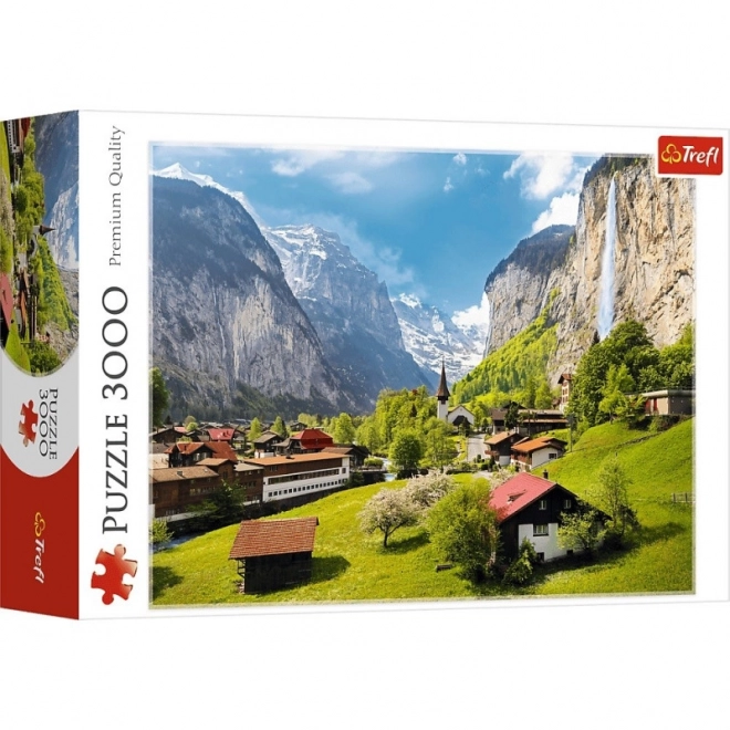 Puzzle 3000 dielikov - Lauterbrunnen, Švajčiarsko