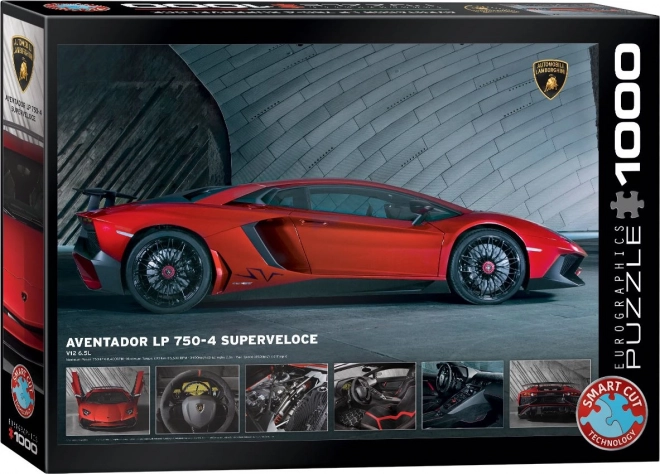 Puzzle EUROGRAPHICS Lamborghini Aventador LP 750-4, 1000 dielikov