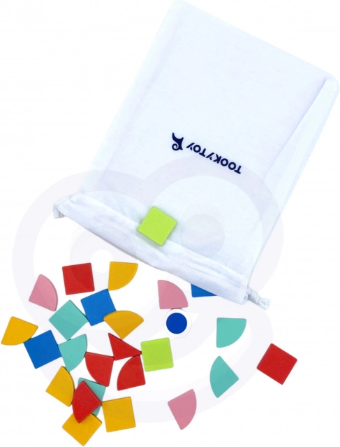 Drevená mozaika Tooky Toy Montessori