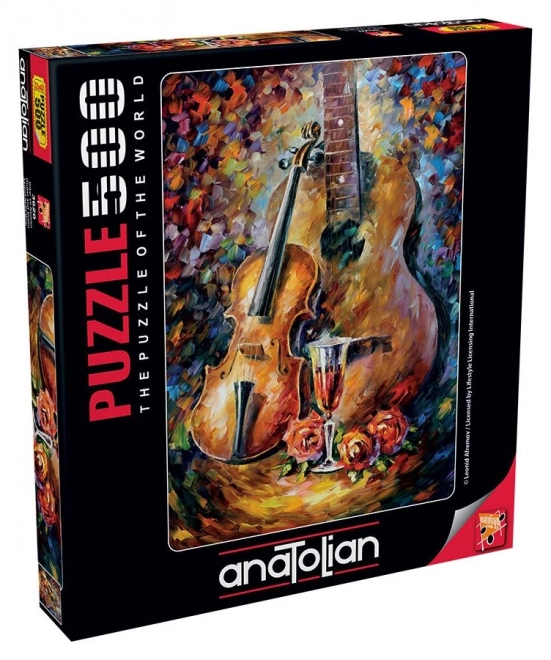 Puzzle Gitara a husle 500 dielikov