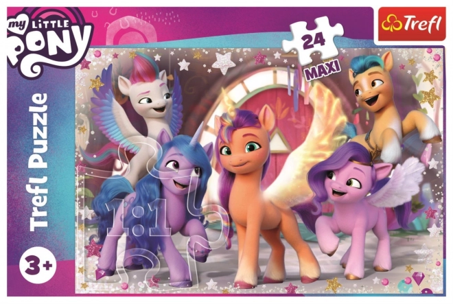 Puzzle My Little Pony: Radostní poníci maxi 24 dielikov