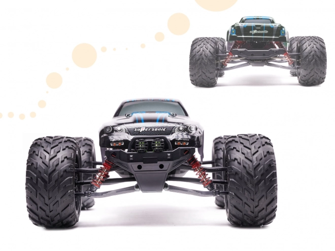 Zariadený auto Monster Truck 1:12 2,4GHz modrý