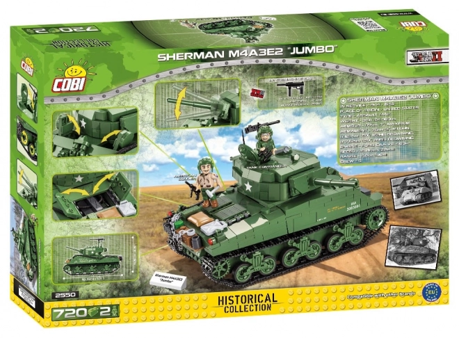 Cobi kocky tank Sherman Jumbo