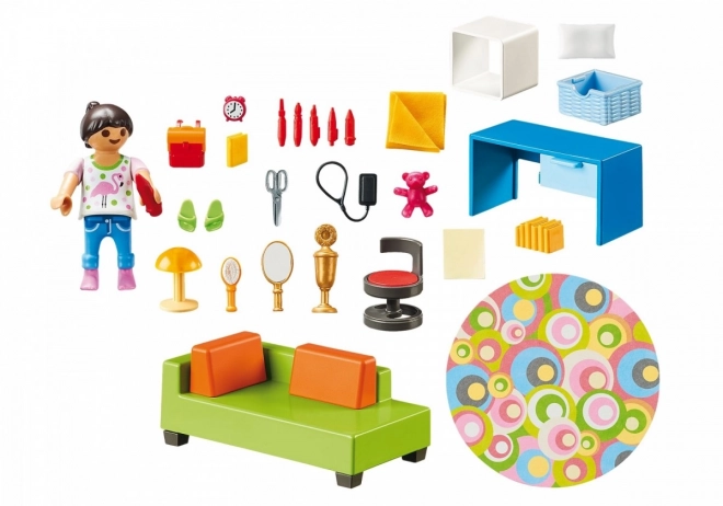 Set figúrok Dollhouse izba tínedžera