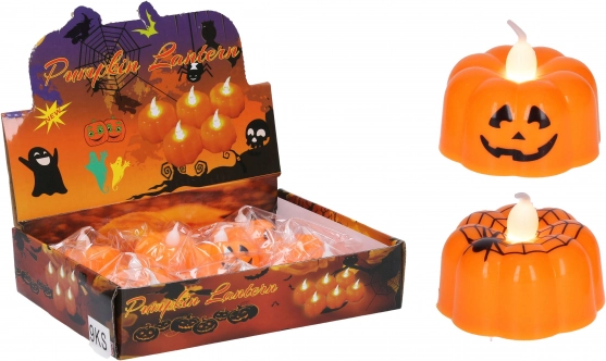 svietiaca halloweenská tekvica 4,8 × 4,8 × 4,3 cm