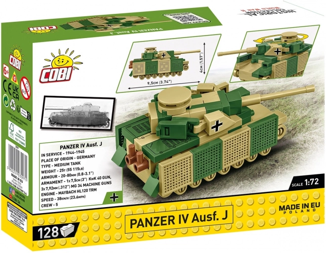 Tank Panzer IV Ausf. J z kociek COBI