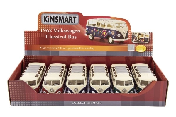 Autobus Kinsmart VW klasický kovový