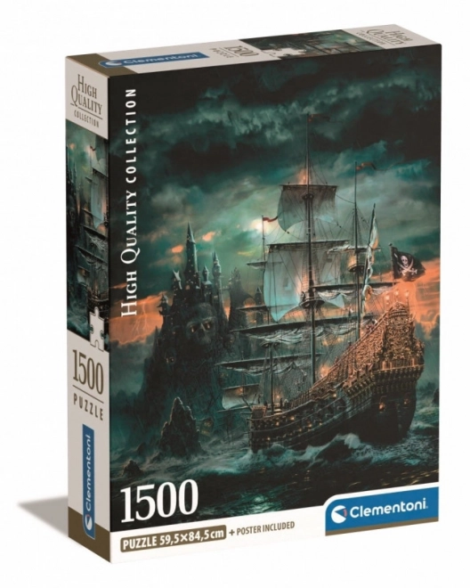 Clementoni: Puzzle 1500 dielikov Loď pirátov