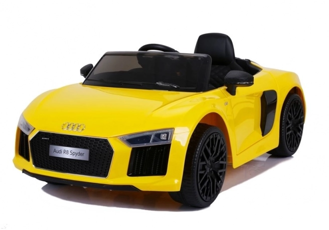 Detské Audi R8 na akumulátor Žlté