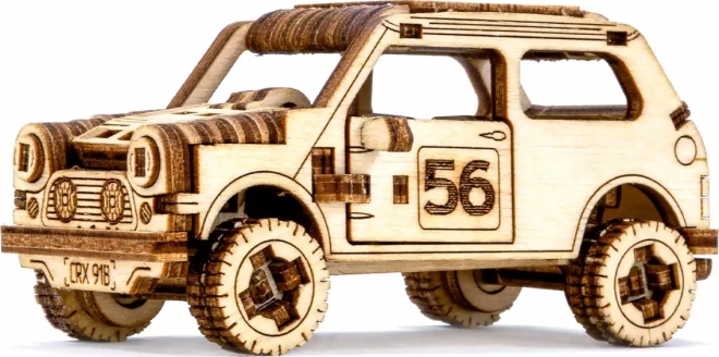 Drevené Puzzle 3D - Model Rally Auto 1
