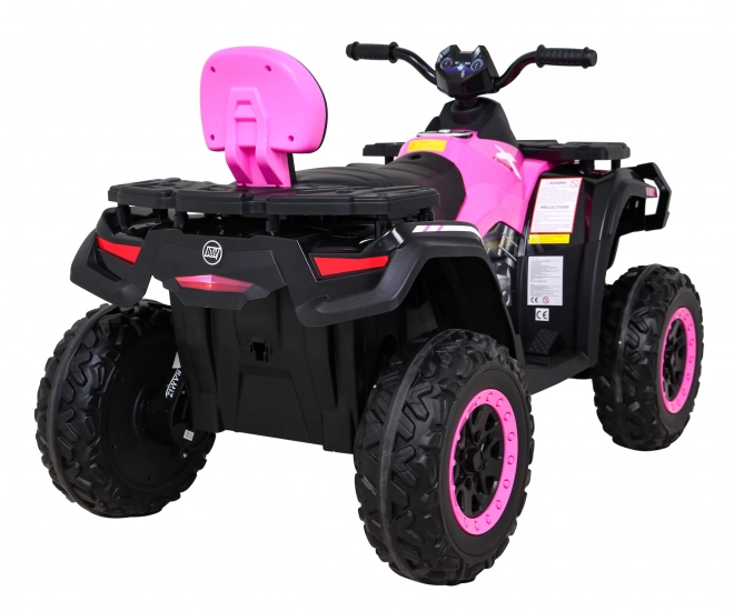 Štvorkolka XT-Speed pre deti Ružová + 4x4 + EVA + Pomalý štart + Rádio MP3 + LED dióda