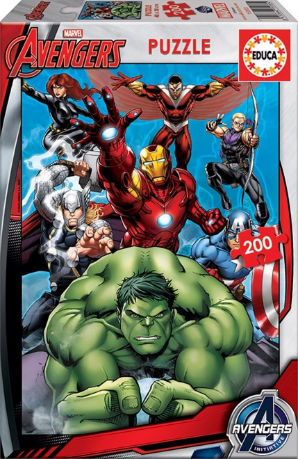 Puzzle Avengers - Sjednotenie 200 Dielikov