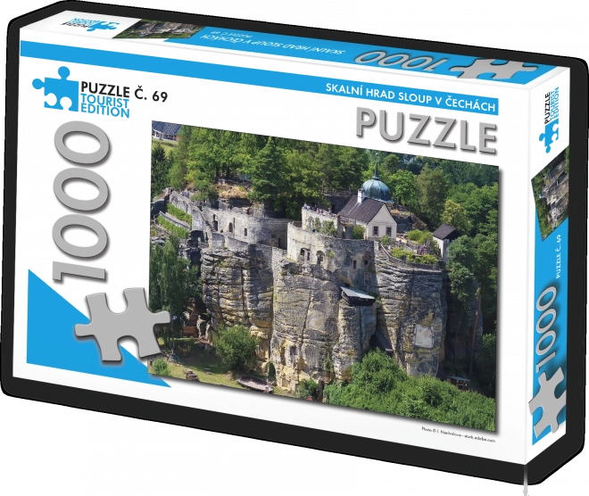 Puzzle Turistická edícia Skalní hrad Sloup v Čechách 1000 dielikov