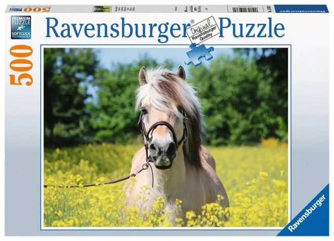 Ravensburger Puzzle Biely kôň 500 dielikov