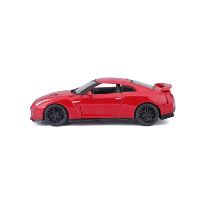 Bburago 1:24 Nissan GT-R Metallic 18-21082 – Červený