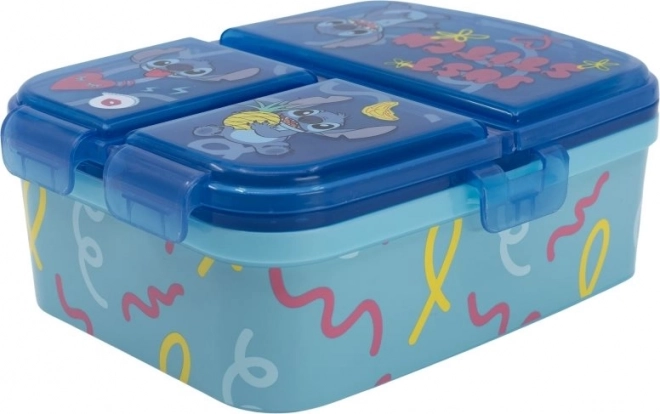 STOR XL box na desiatu s priehradkami Stitch