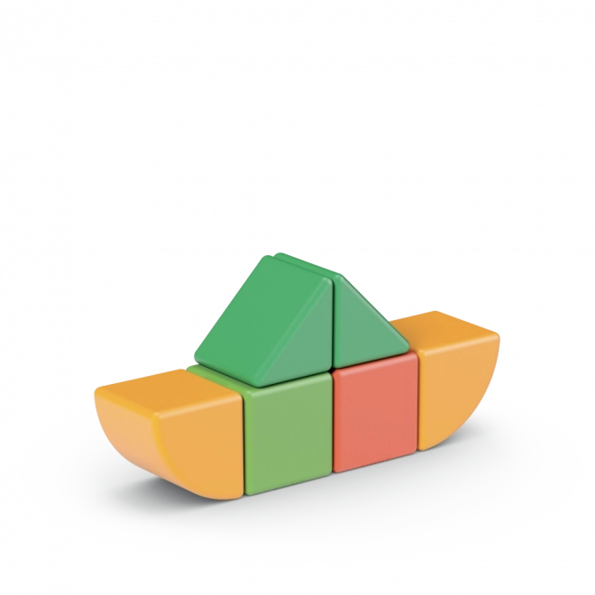 Geomag Magicube - tvarovacia sada 6 dielikov