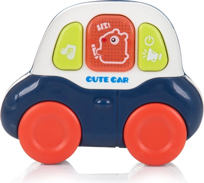 Interaktívne chodítko 3v1 Car modré