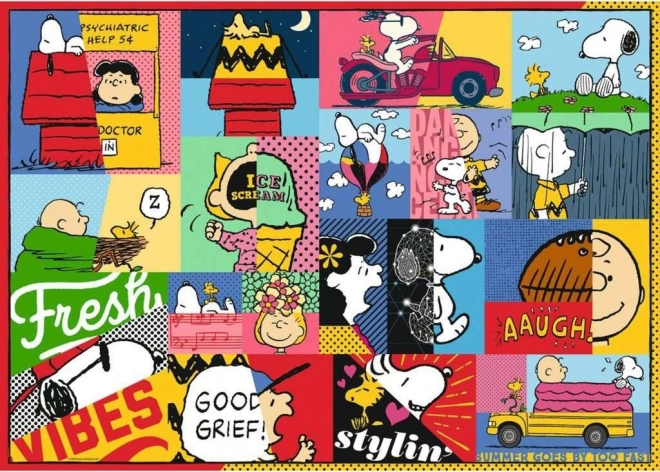 Puzzle Peanuts momentka 1000 dielikov