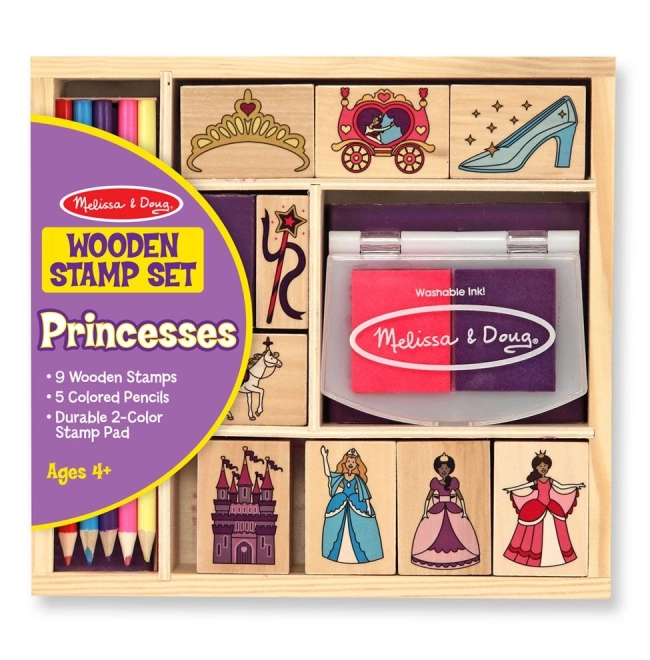 Súprava pečiatok Princezné od Melissa & Doug