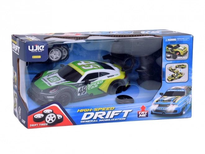 Závodné auto na driftovanie s diaľkovým ovládaním