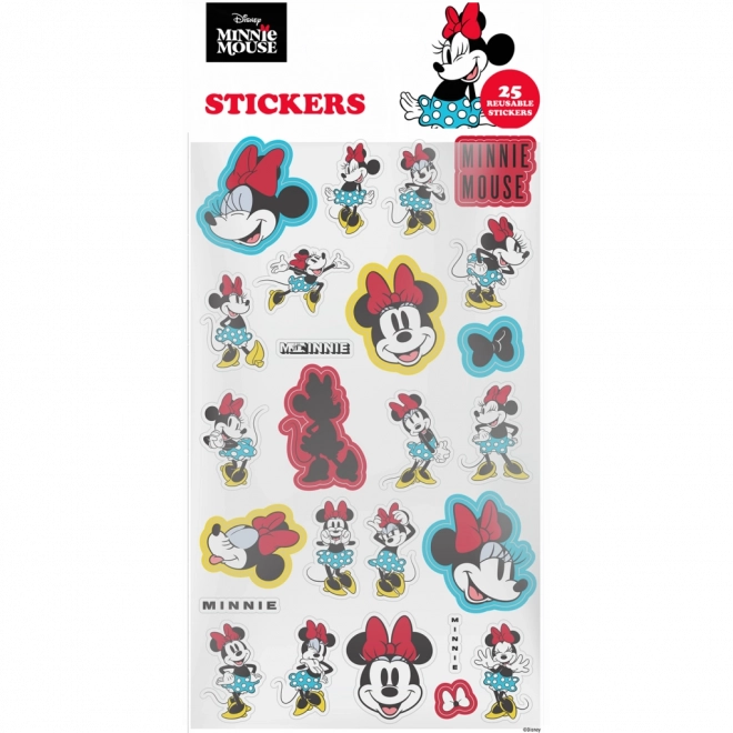 Minnie opakovane použiteľné nálepky