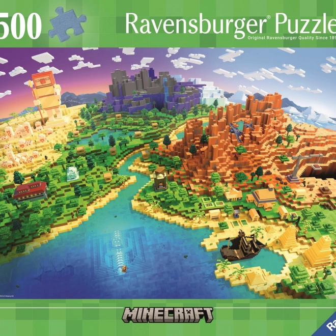 Puzzle Minecraft 500 dielikov od Ravensburger