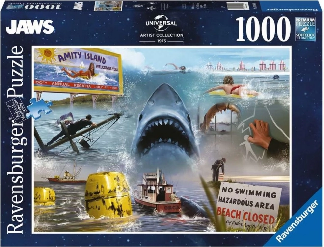 Ravensburger Puzzle Čeľuste 1000 dielikov