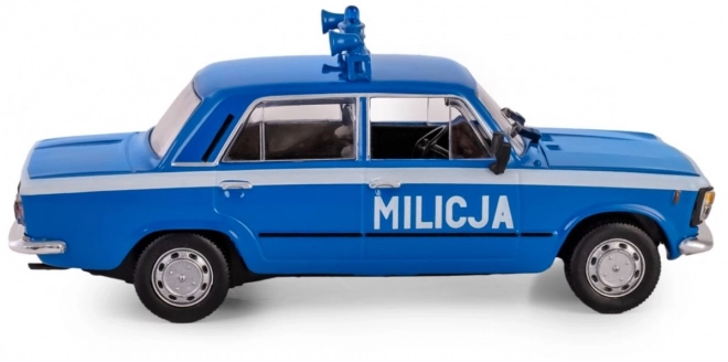 Pojazd PRL Fiat 125P Milicja