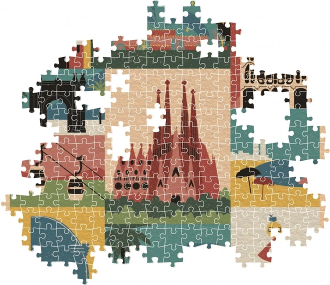 Puzzle Style in the City: Barcelona 1000 dielikov