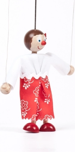 GERLICH drevená bábka Maruška 12 cm