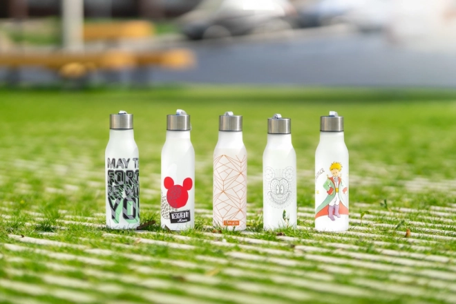 Plastová fľaša Mysli na mňa, 600 ml