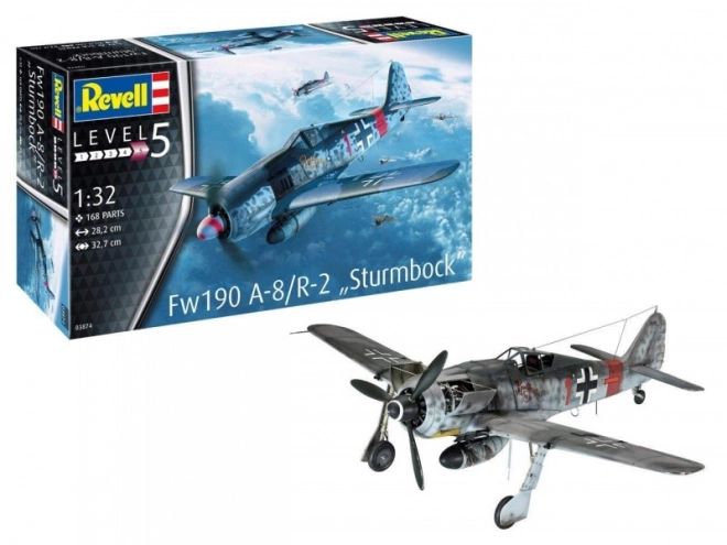 Plastikov model Fw190 A-8 Sturmbock