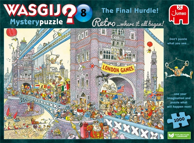 JUMBO puzzle WASGIJ Mystery 8: Posledná prekážka 1000 dielikov