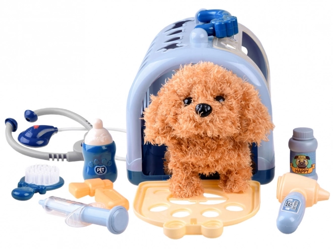 Interaktívny set malý veterinár so psíkom