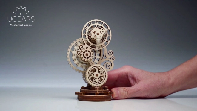 Ugears 3D drevené mechanické puzzle Steampunkové hodiny