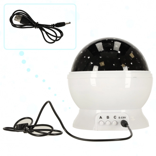 Hviezdna nočná lampa – Biela